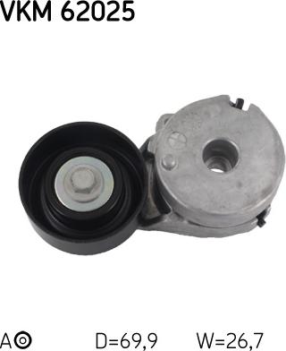 SKF VKM 62025 - Galoppino / Guidacinghia, Cinghia Poly-V www.autoricambi360.it
