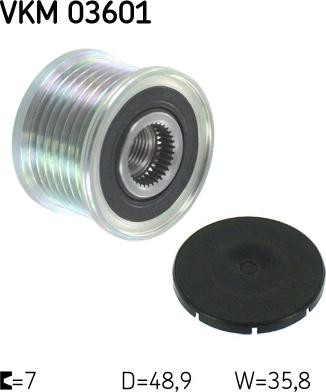 SKF VKM 03601 - Puleggia cinghia, Alternatore www.autoricambi360.it