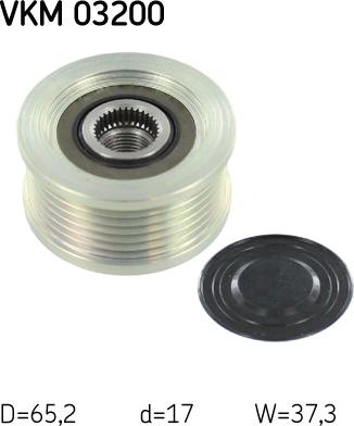 SKF VKM 03200 - Puleggia cinghia, Alternatore www.autoricambi360.it