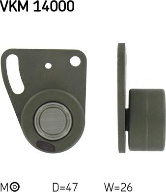 SKF VKM 14000 - Rullo tenditore, Cinghia dentata www.autoricambi360.it