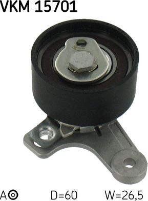SKF VKM 15701 - Rullo tenditore, Cinghia dentata www.autoricambi360.it