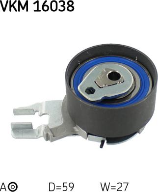 SKF VKM 16038 - Rullo tenditore, Cinghia dentata www.autoricambi360.it