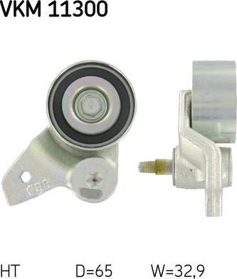 SKF VKM 11300 - Rullo tenditore, Cinghia dentata www.autoricambi360.it