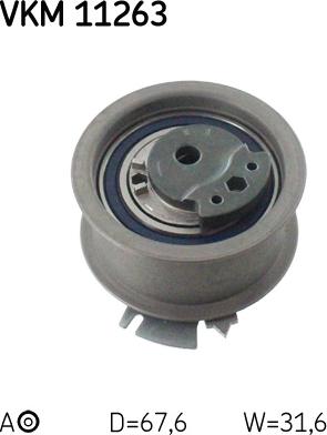 SKF VKM 11263 - Rullo tenditore, Cinghia dentata www.autoricambi360.it