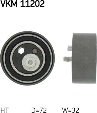 SKF VKM 11202 - Rullo tenditore, Cinghia dentata www.autoricambi360.it