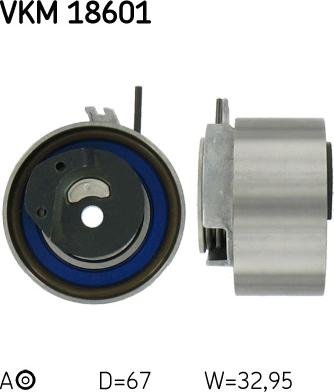 SKF VKM 18601 - Rullo tenditore, Cinghia dentata www.autoricambi360.it
