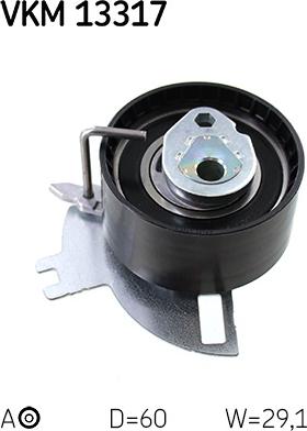 SKF VKM 13317 - Rullo tenditore, Cinghia dentata www.autoricambi360.it