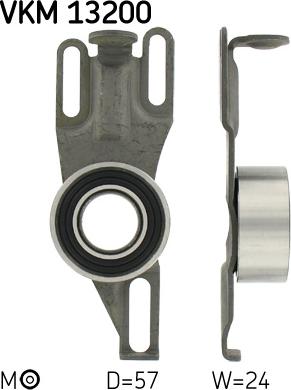 SKF VKM 13200 - Rullo tenditore, Cinghia dentata www.autoricambi360.it