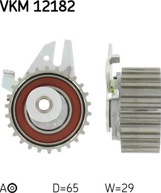SKF VKM 12182 - Rullo tenditore, Cinghia dentata www.autoricambi360.it