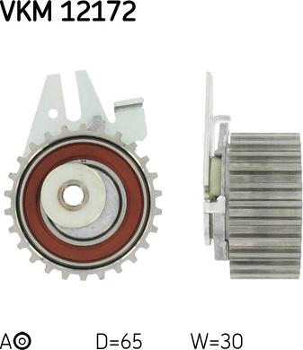 SKF VKM 12172 - Rullo tenditore, Cinghia dentata www.autoricambi360.it