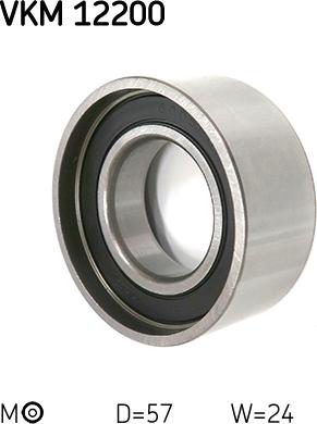 SKF VKM 12200 - Rullo tenditore, Cinghia dentata www.autoricambi360.it