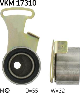 SKF VKM 17310 - Rullo tenditore, Cinghia dentata www.autoricambi360.it