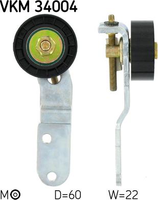 SKF VKMA 34004 - Kit Cinghie Poly-V www.autoricambi360.it