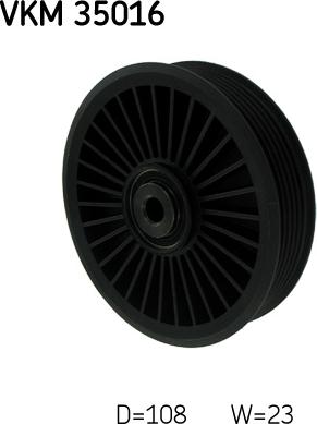 SKF VKM 35016 - Galoppino / Guidacinghia, Cinghia Poly-V www.autoricambi360.it