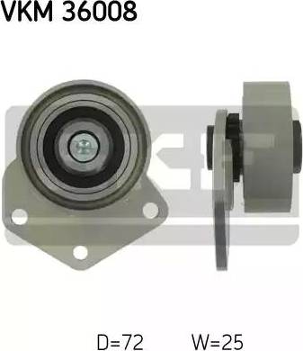 SKF VKM 36008 - Galoppino / Guidacinghia, Cinghia Poly-V www.autoricambi360.it