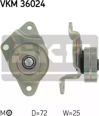SKF VKM36024 - Galoppino / Guidacinghia, Cinghia Poly-V www.autoricambi360.it
