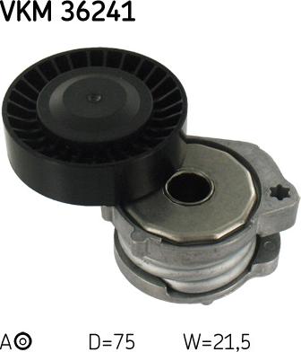 SKF VKM 36241 - Galoppino / Guidacinghia, Cinghia Poly-V www.autoricambi360.it