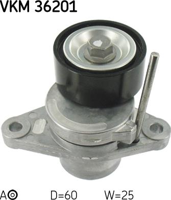 SKF VKM 36201 - Galoppino / Guidacinghia, Cinghia Poly-V www.autoricambi360.it