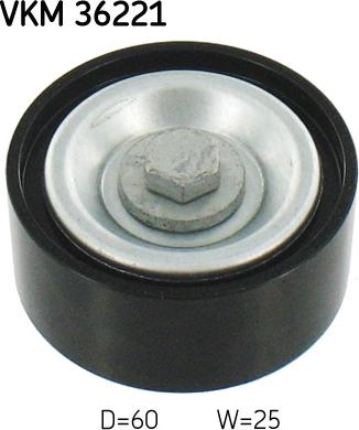SKF VKM 36221 - Galoppino / Guidacinghia, Cinghia Poly-V www.autoricambi360.it