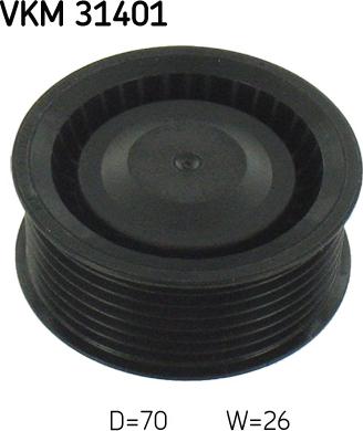 SKF VKM 31401 - Galoppino / Guidacinghia, Cinghia Poly-V www.autoricambi360.it