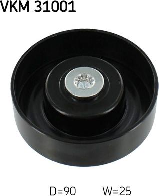 SKF VKM 31001 - Galoppino / Guidacinghia, Cinghia Poly-V www.autoricambi360.it