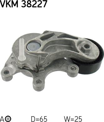 SKF VKM 38227 - Galoppino / Guidacinghia, Cinghia Poly-V www.autoricambi360.it