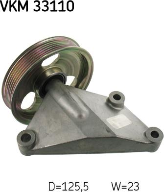 SKF VKM 33110 - Galoppino / Guidacinghia, Cinghia Poly-V www.autoricambi360.it