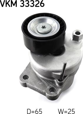 SKF VKM 33326 - Tendicinghia, Cinghia Poly-V www.autoricambi360.it