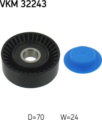SKF VKM 32243 - Galoppino / Guidacinghia, Cinghia Poly-V www.autoricambi360.it