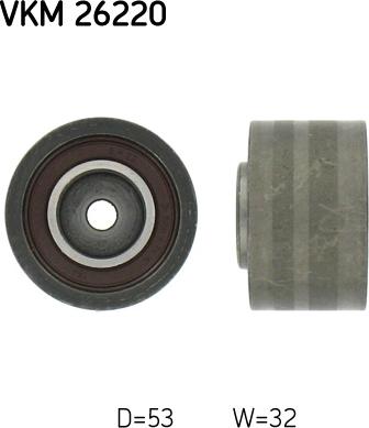 SKF VKM 26220 - Galoppino / Guidacinghia, Cinghia dentata www.autoricambi360.it