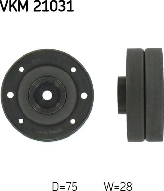 SKF VKM 21031 - Galoppino / Guidacinghia, Cinghia dentata www.autoricambi360.it