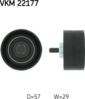SKF VKM 22177 - Galoppino / Guidacinghia, Cinghia dentata www.autoricambi360.it