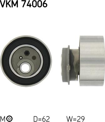 SKF VKM 74006 - Rullo tenditore, Cinghia dentata www.autoricambi360.it