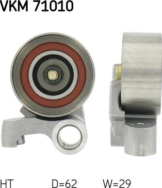 SKF VKM 71010 - Rullo tenditore, Cinghia dentata www.autoricambi360.it