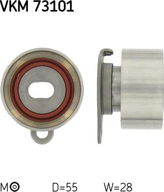 SKF VKM 73101 - Rullo tenditore, Cinghia dentata www.autoricambi360.it