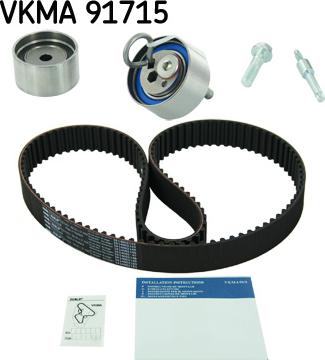 SKF VKMA 91715 - Kit cinghie dentate www.autoricambi360.it
