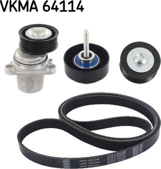 SKF VKMA 64114 - Kit Cinghie Poly-V www.autoricambi360.it