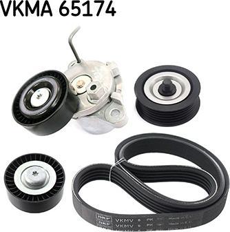 SKF VKMA 65174 - Kit Cinghie Poly-V www.autoricambi360.it
