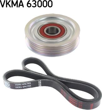 SKF VKMA 63000 - Kit Cinghie Poly-V www.autoricambi360.it