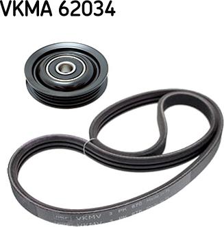 SKF VKMA 62034 - Kit Cinghie Poly-V www.autoricambi360.it