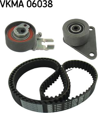 SKF VKMA 06038 - Kit cinghie dentate www.autoricambi360.it