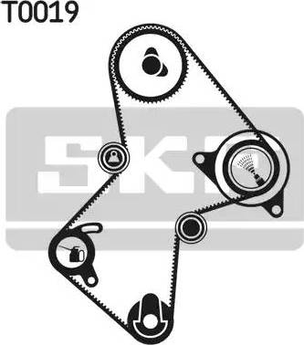 SKF VKMA 06110 - Kit cinghie dentate www.autoricambi360.it