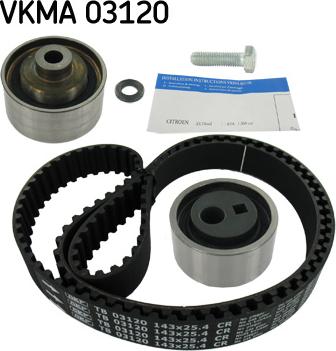 SKF VKMA 03120 - Kit cinghie dentate www.autoricambi360.it