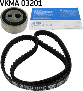 SKF VKMA 03201 - Kit cinghie dentate www.autoricambi360.it