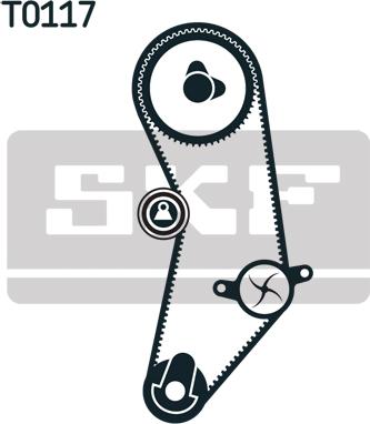 SKF VKMA 02201 - Kit cinghie dentate www.autoricambi360.it