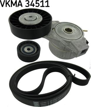 SKF VKMA 34511 - Kit Cinghie Poly-V www.autoricambi360.it