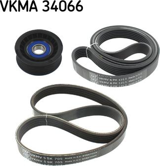 SKF VKMA 34066 - Kit Cinghie Poly-V www.autoricambi360.it