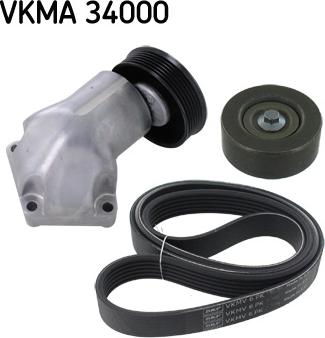 SKF VKMA 34000 - Kit Cinghie Poly-V www.autoricambi360.it