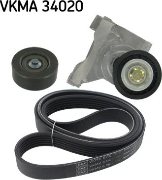 SKF VKMA 34020 - Kit Cinghie Poly-V www.autoricambi360.it