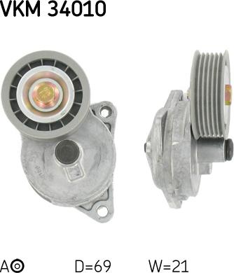 SKF VKMA 34101 - Kit Cinghie Poly-V www.autoricambi360.it
